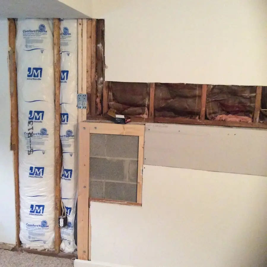 Wall insulation replacement during Odor Removal & Deodorization in Lafayette